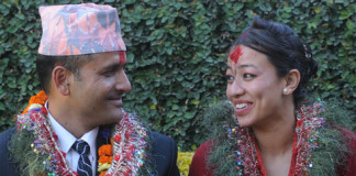 Deepak Bista marries Ayasha Shakya