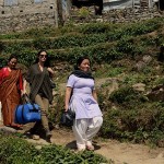 Demi Moore with Anuradha Koira in Nepal