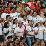 Hamro Team members Supporting National Team of Nepal