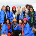 Malina Joshi at Edinburgh Castle with Miss World 2011 Contestants