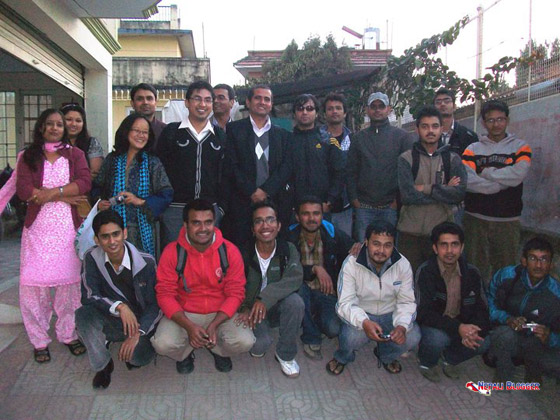 Nepali Bloggers in kathamandu