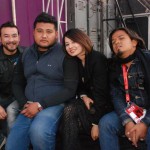Prasan Syangden, Sugam from ODC network the organizer, Malvika Subba at MLTR concert