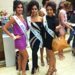 Sahana Bajracharya with Participant Miss mexico and Miss Canada