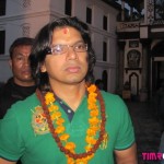 Shaan at Pashupatinath temple in Kathmandu