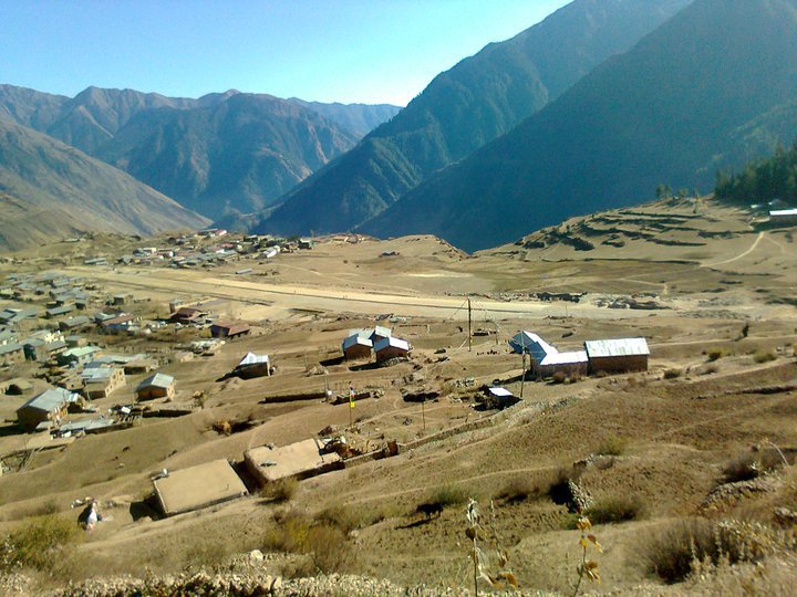 Simikot Valley and Simikot Airport