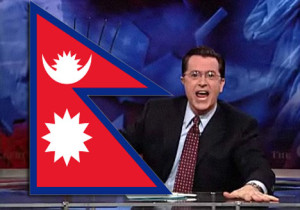 Stephen Colbert not honoring Nepal
