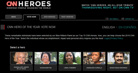 Vote Anuradha Koirala Top CNN hero 2