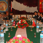 Wen Jiabao and Nepal Government talks held at the PM office in Singha Durbar