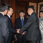 Wen Jiabao meeting with Jhalanath Khanal