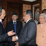 Wen Jiabao meeting with Prachanda, Pushpa Kamal Dahal